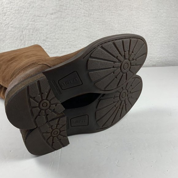 Born Hayden BR0027026 Knee High Boots Womens Sz 6M Rust Tobacco Distressed S0342 - Picture 5 of 7